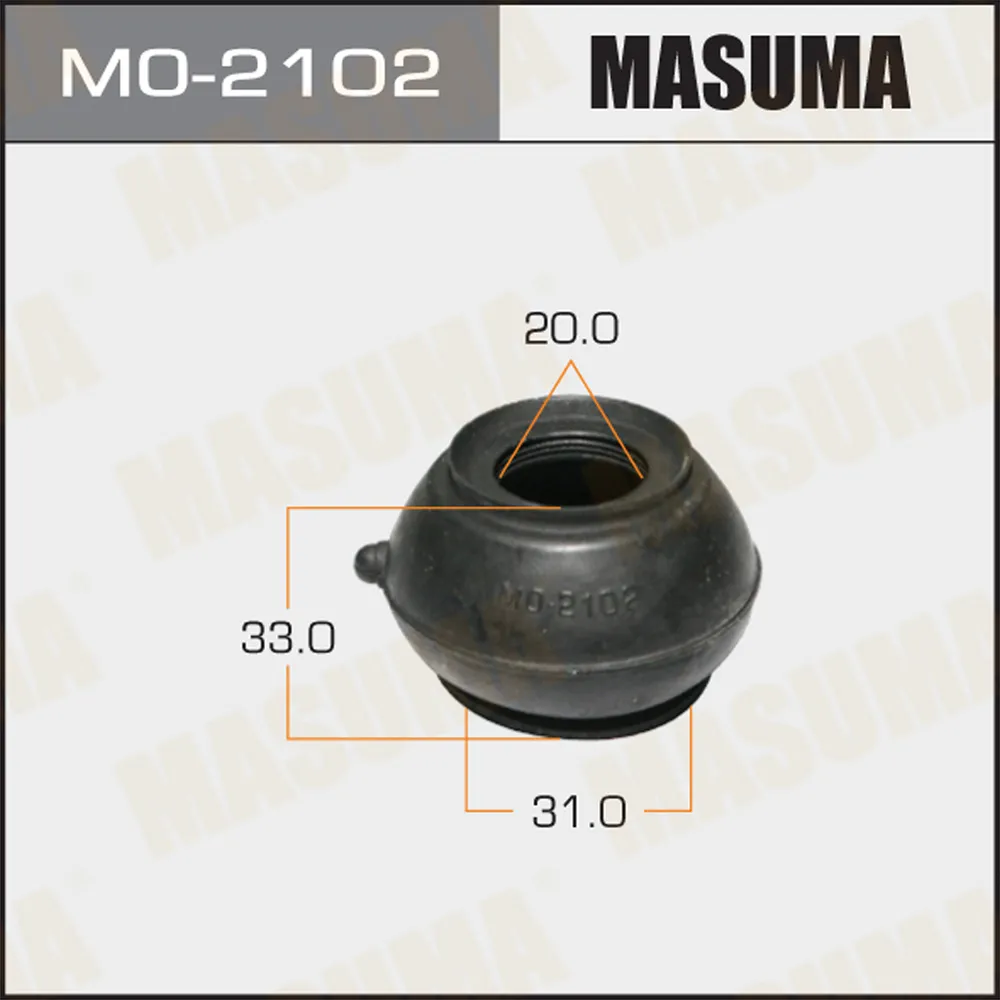 Пыльник шарового шарнира 20x31x33 20x31x33 MASUMA MO-2102