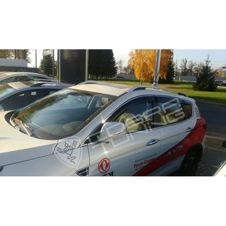 Дефлектора на окна DongFeng AX7 2017 деф.окон Cobra Tuning D30217
