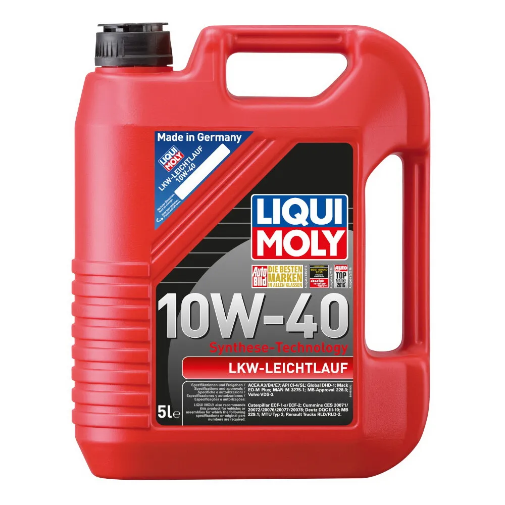 Масло моторное LIQUI MOLY LKW-Leichtlauf-Motoroil Basic 10W-40 5 л 1185 / 8026
