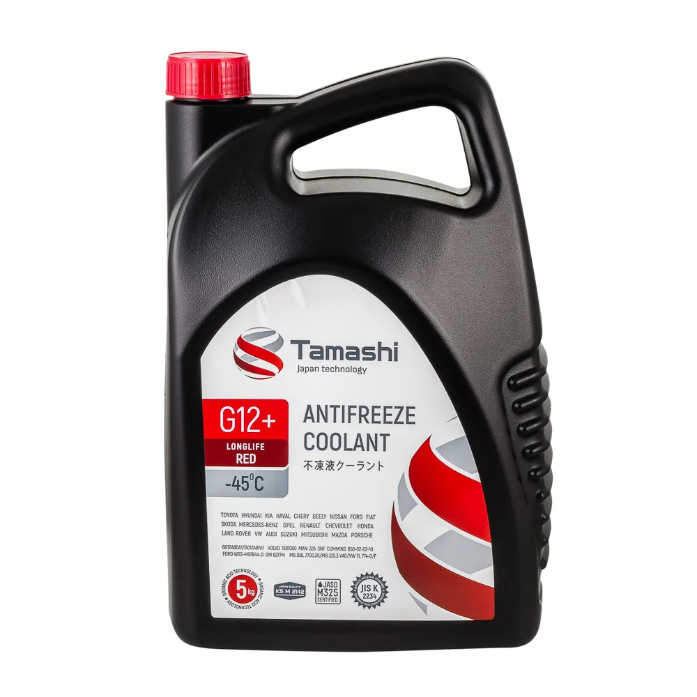 АНТИФРИЗ G12+ LONGLIFE RED, 5КГ, КРАСНЫЙ, ГОТОВЫЙ, ДО -45C AFTR5