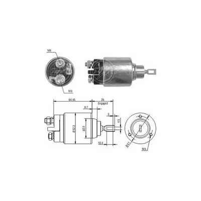 Реле втягивающее VOLVO S40 97-03 ERA ZM372