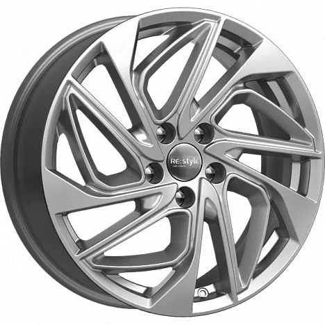 Диск литой R18 7J 5x114.3/60.1 ET45 КИК КС883 Дарк платинум 77182