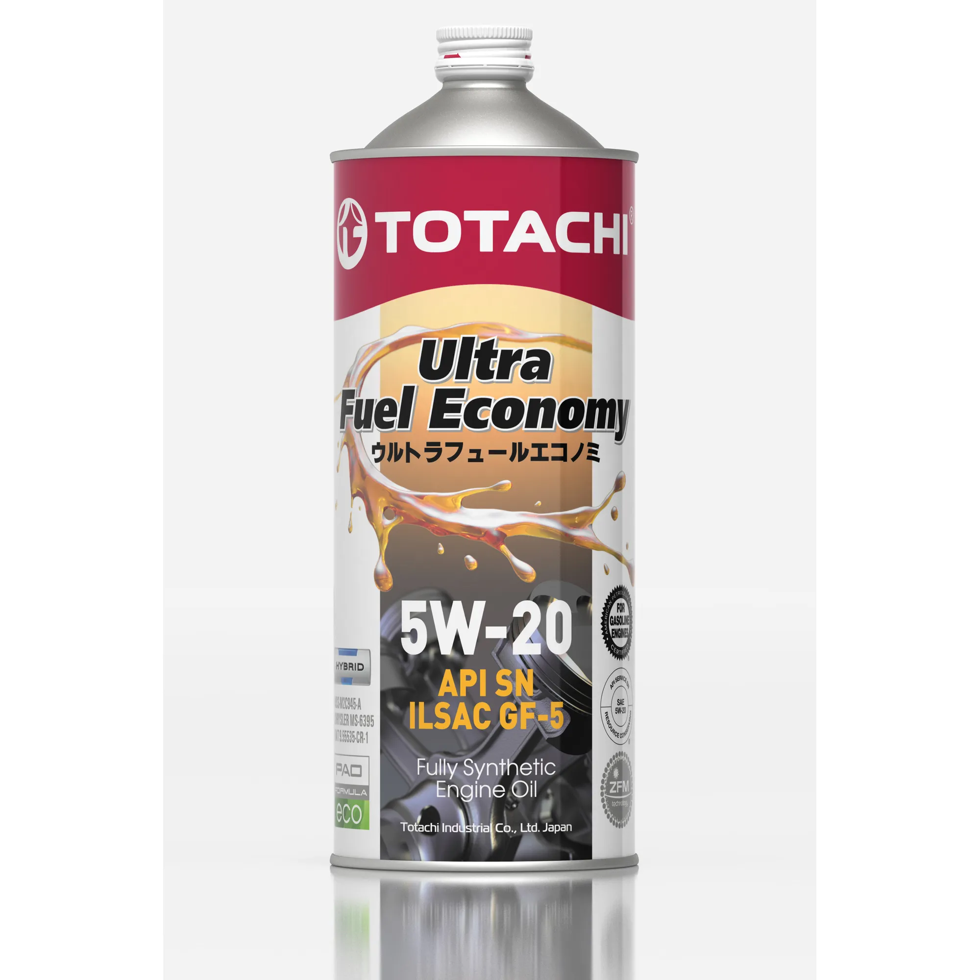 Масло моторное TOTACHI Ultra Fuel 5W-20 синтетическое 1 л 4562374690653