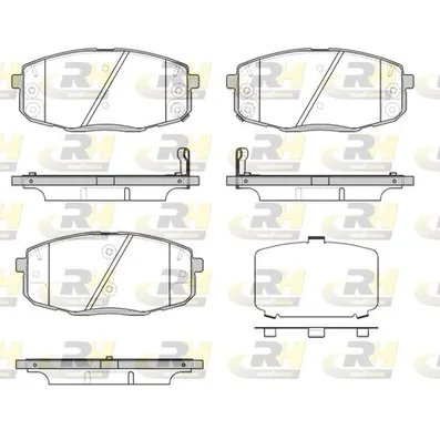 Колодки тормозные передние ROADHOUSE 2103812