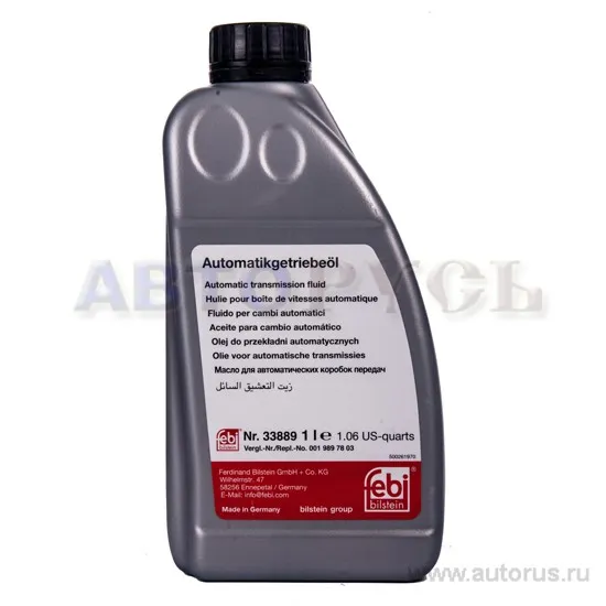 Масло трансмиссионное Febi ATF 1 л 33889