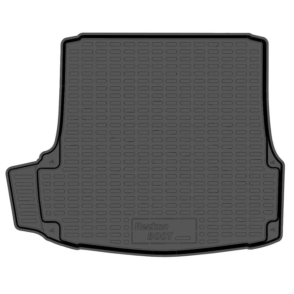 Коврик в багажник Skoda Octavia II (A5) 2004-2013 лифтбек пластик Rezkon 5030010100