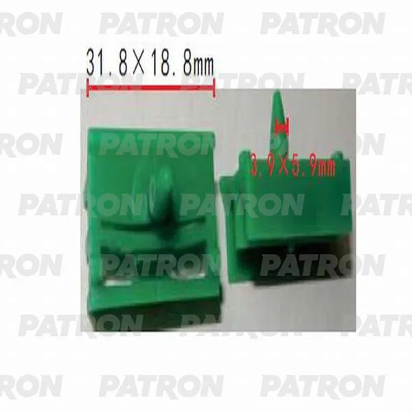 Зажим пластиковый BMW, Infiniti, Nissan применяемость: кузов - порог PATRON P37-0297