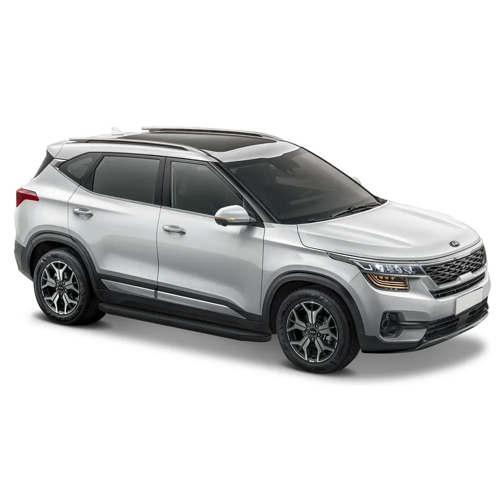 Порог-площадка Premium-Black A180ALB + комплект крепежа, RIVAL, Kia Soul 2019-, Kia Seltos 2019- Kia Seltos, Soul A180ALB.2805.1