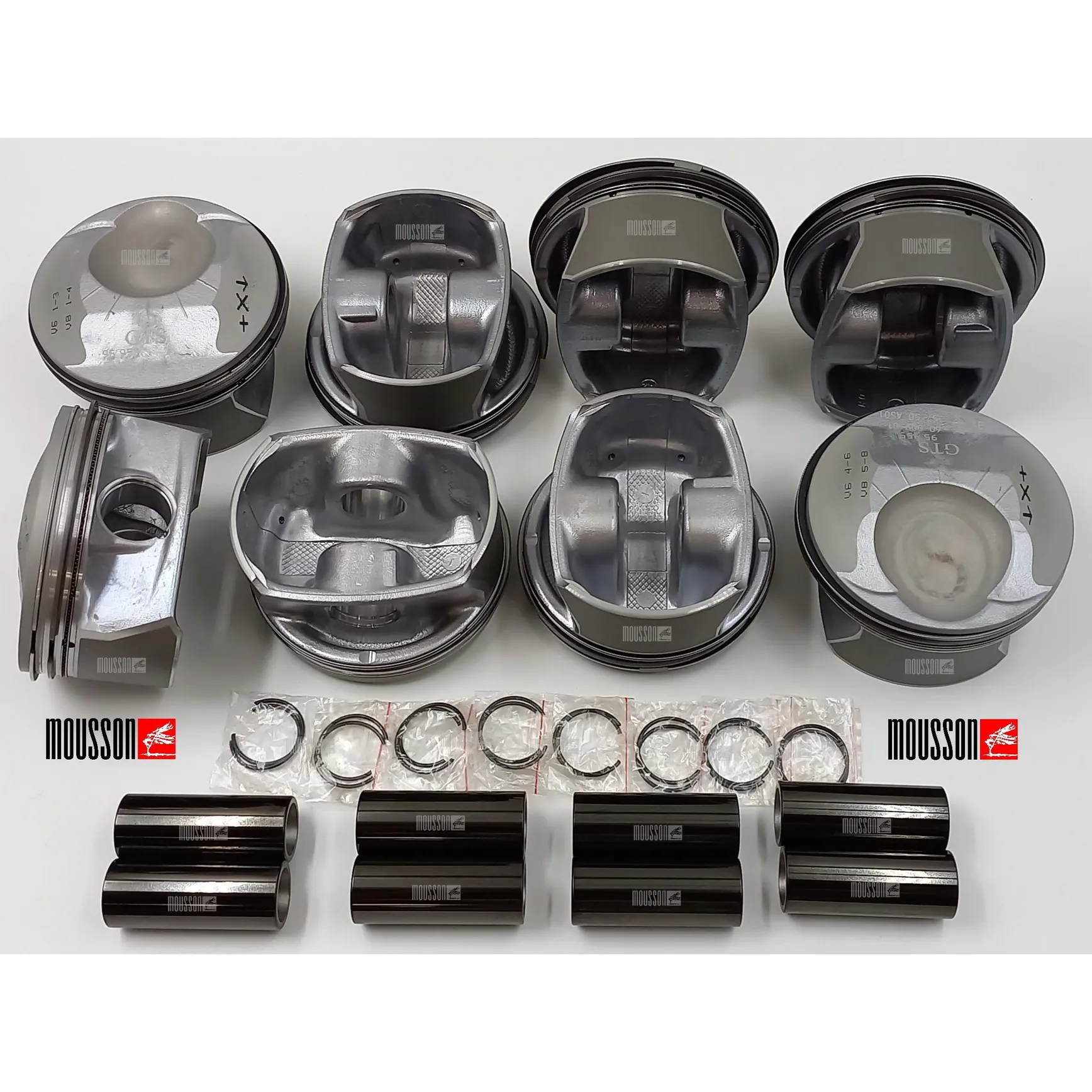 Поршень кольца комплект Porsche 4,8T M4801 на 1 цилиндр MOUSSON SPRM4801STD