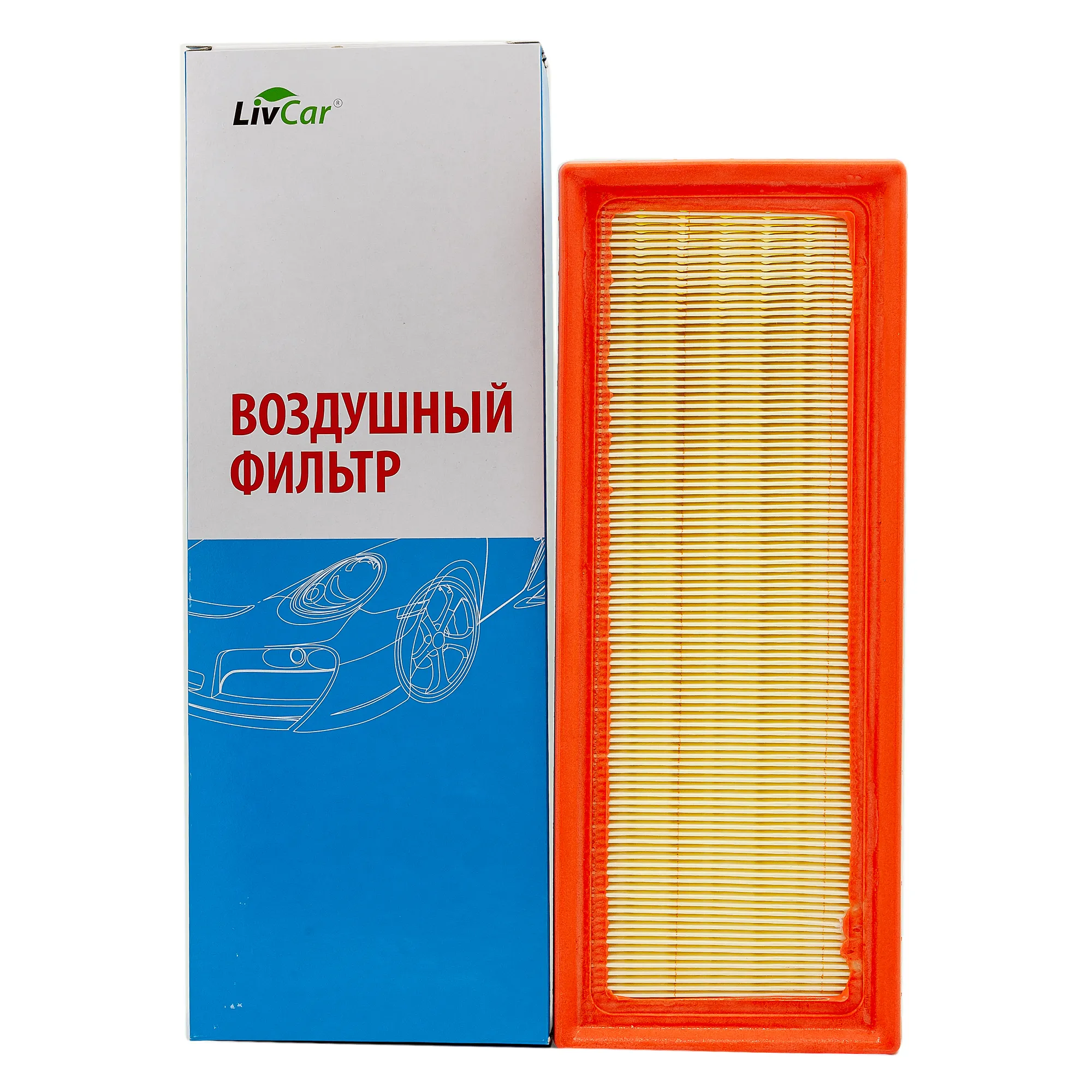 Фильтр воздушный LivCar OEM 17801-36010 TOYOTA (RHD) LIVCAR LCT0028A