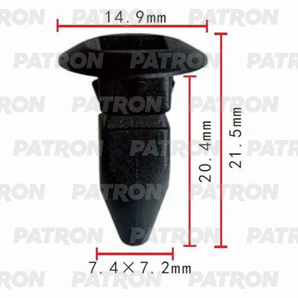 Фиксатор пластиковый (комплект 10шт) Audi,Ford,Porsche,Seat,Skoda,Volks PATRON P37-0227S