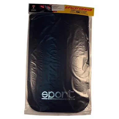 Брызговики универсальные АНТЕЙКО черные SPORT (2шт.) 440х280 мм АНТЕЙКО А-378