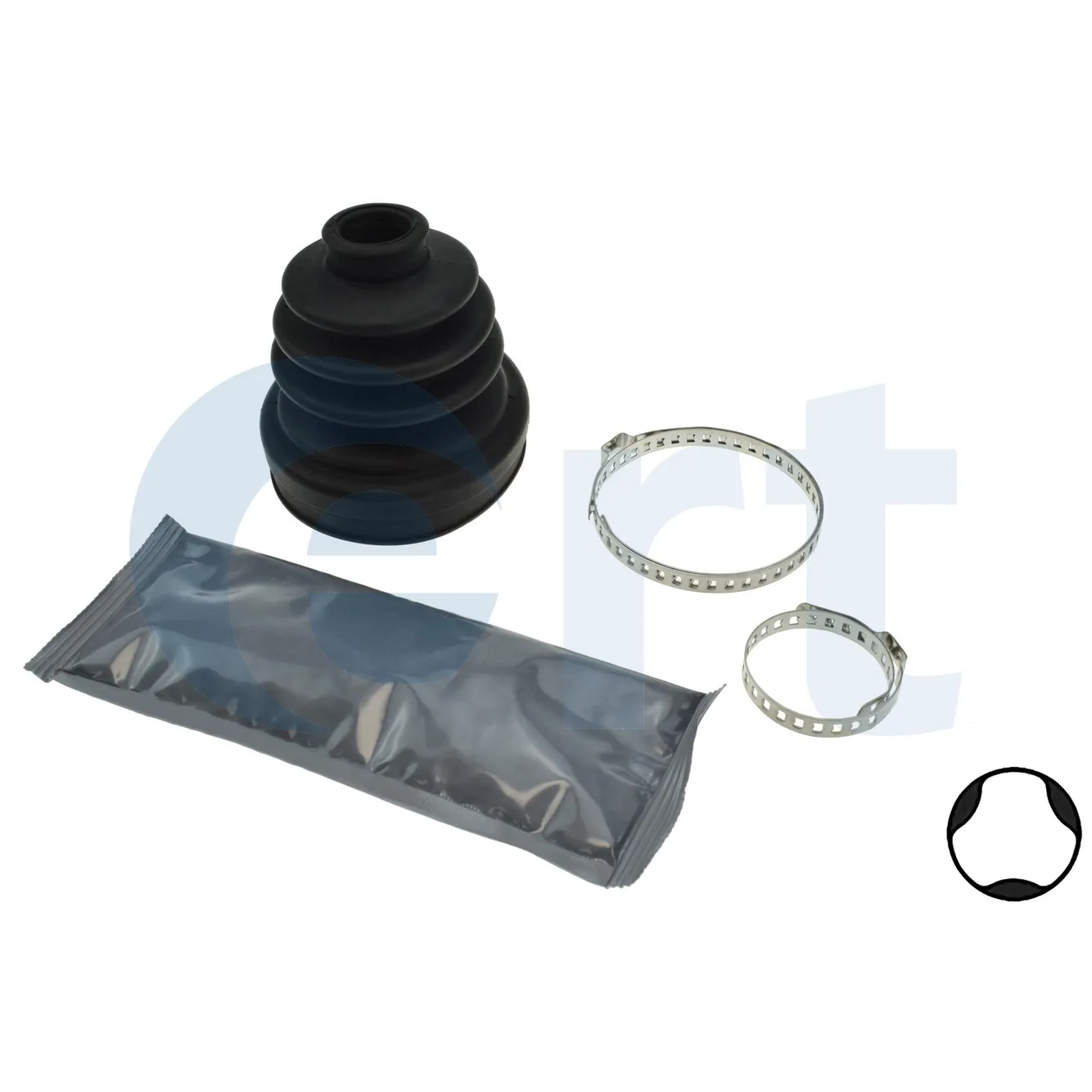 Пыльник ШРУСа внутр к-кт CITROEN: C2 03-, C3 02- / FIAT: PUNTO 99- / FORD: FIESTA V 01-, FUSION 02-