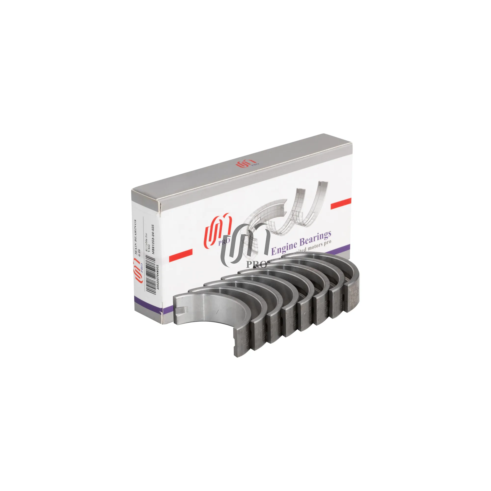 Вкладыши коренные SEAT SKODA VW AZQ BBM (комплект 3 цил., без замков) UM UNITED MOTORS UMPRO MBS125304025