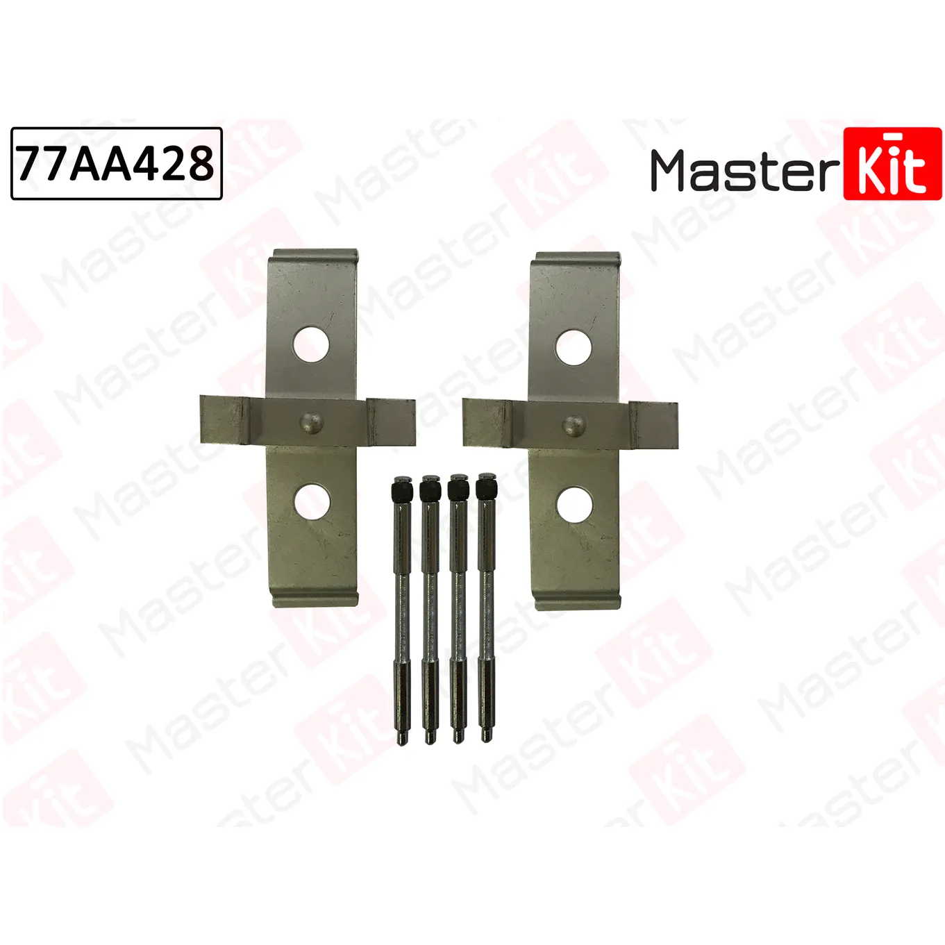 Комплект установочный тормозных колодок перед. Land Rover RANGE ROVER III (L322) 2002 - 201 MASTERKIT 77AA428