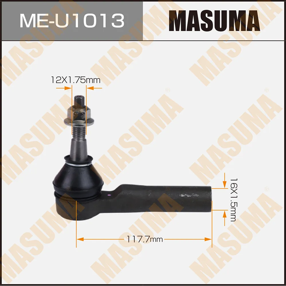 Наконечник рулевой CHEVROLET Cruze/OPEL Astra J/Insignia/Zafira C MASUMA ME-U1013