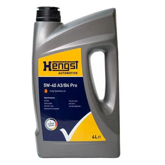 Масло моторное 5W40 A3/B4 Pro 60л HENGST 1678-800-000