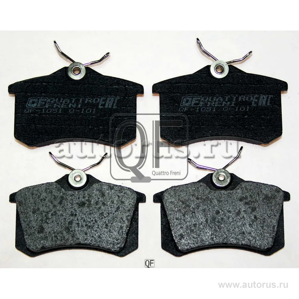 Колодки тормозные задние без датчика QUATTRO FRENI QF55100