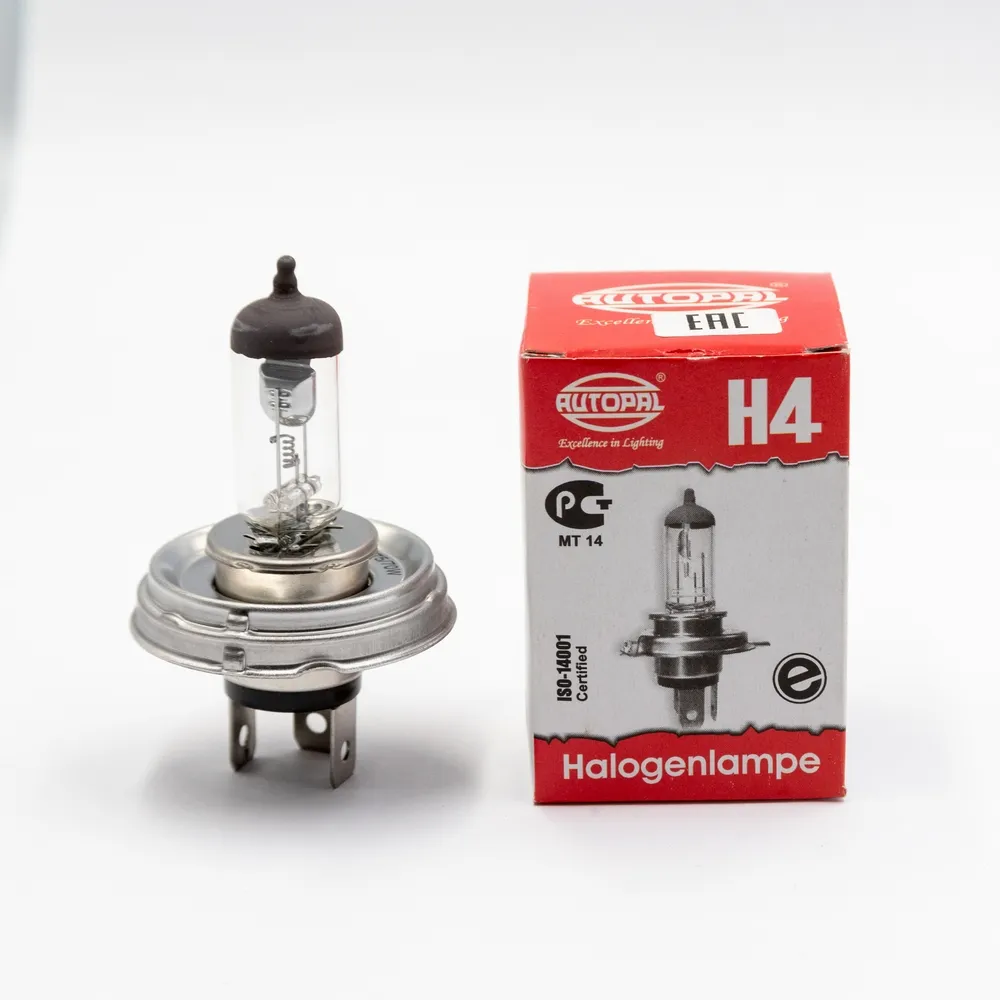 Лампа 24V H4 75/70W P43t AUTOPAL 1 шт. картон AUTH424V75P