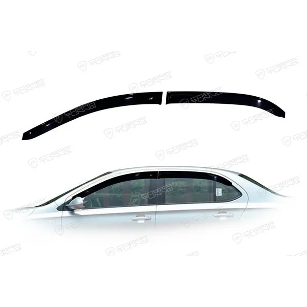 Дефлектора на окна Chery Bonus Sd 2011/A13 Sd 2011EuroStandard деф.окон Cobra Tuning CE20811