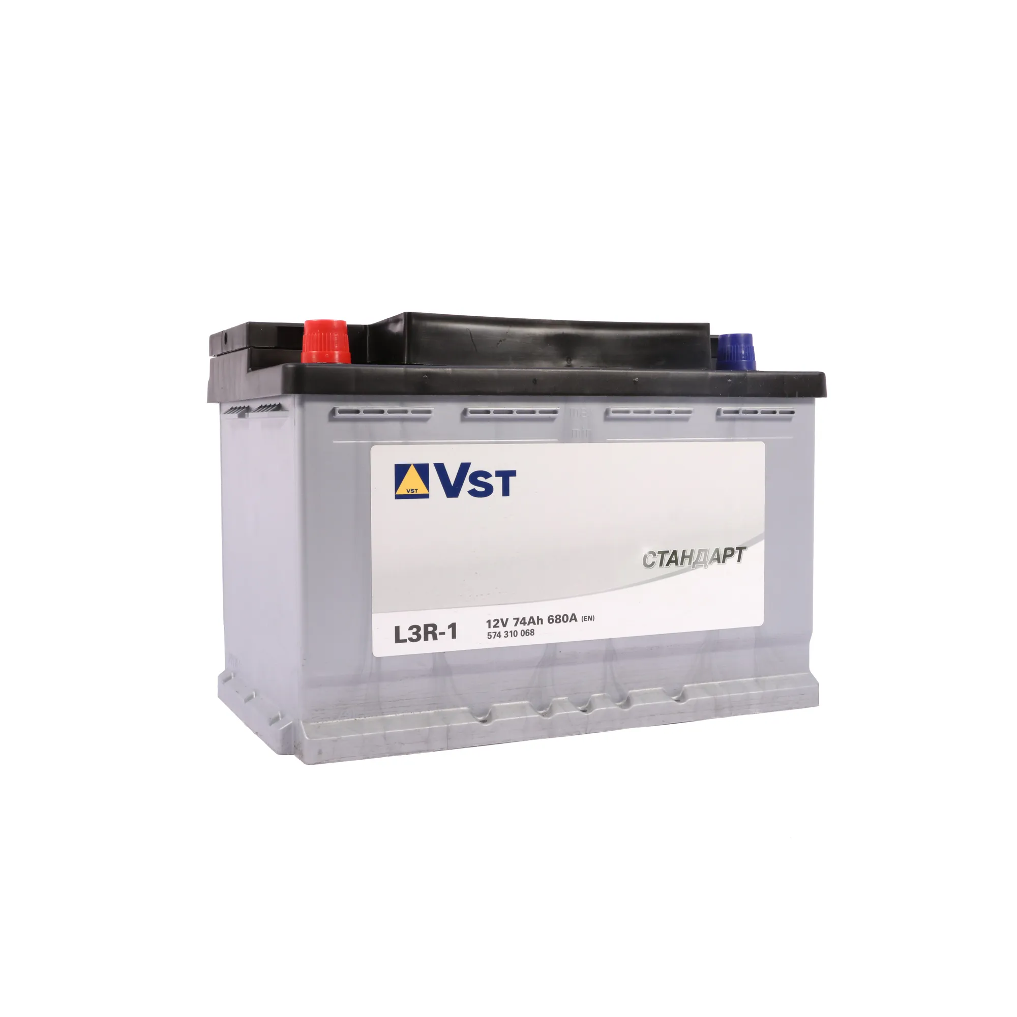Аккумулятор VST 74 А/ч прямой L+ 278x175x190 L3 EN 680 А