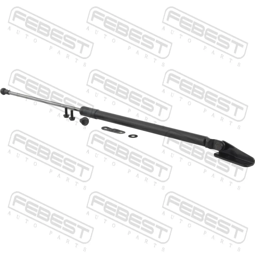 Газовый упор крышки багажника левый (с кронштейном) L585/490N FEBEST 08117-004LH