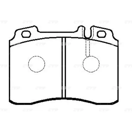 Тормозные колодки CTR CKBZ-25