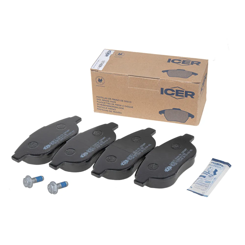 Колодки передние CITROEN C4/BERLINGO/FIAT DOBLO/PEUGEOT 307 ICER 181429-701