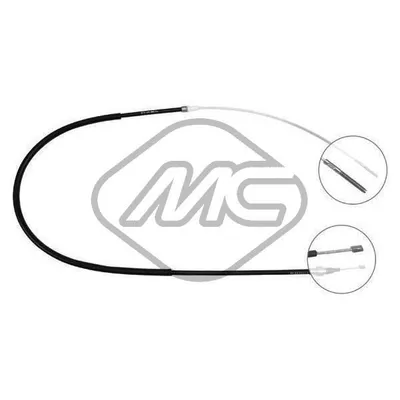 Трос ручника SEAT CORDOBA ALL (DISC BRAKE) DX/SX-RH/LH Metalcaucho 80214