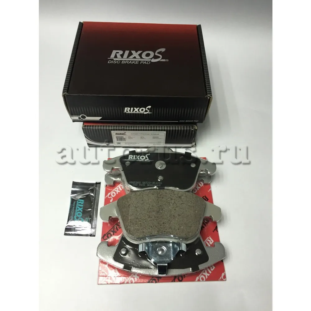 КОЛОДКА ТОРМОЗНАЯ ДИСКОВАЯ передняя FORD Mondeo IV 07-, Galaxy III 06-, S (в комл. противошумная пла RIXOS md8586s