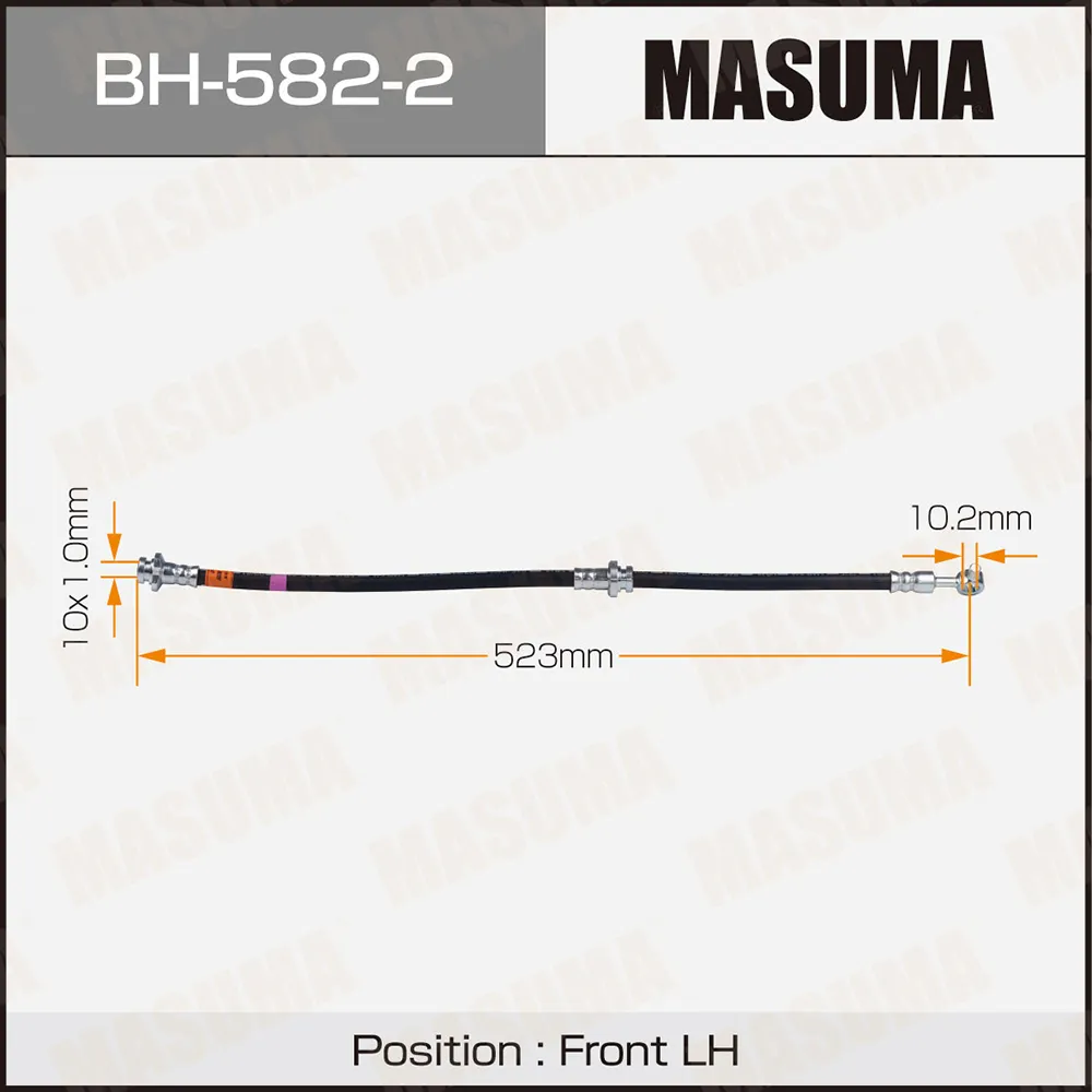 Шланг торм. пер. L MASUMA BH5822