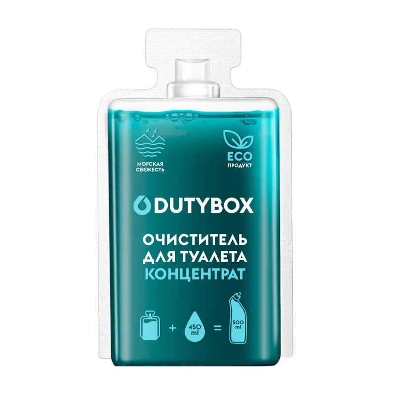 Средство для сантехники DutyBox WC концентрат очист туал и ванной 50мл 1553442