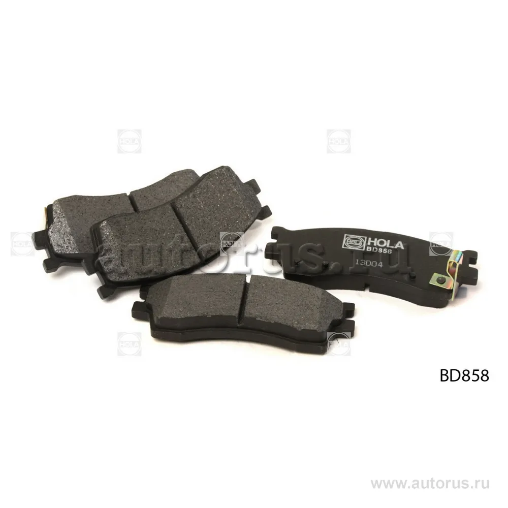 Колодки передние KIA Spectra (RUS, IzhAuto), Cerato, Rio (DC), Clar HOLA BD858