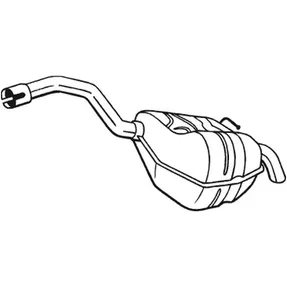 Глушитель задний FORD S-Max 06- BOSAL 154-353
