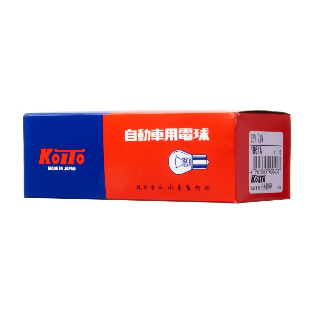 Лампа 12V WY21W 21W WX3x16d KOITO 1 шт. картон 1860A