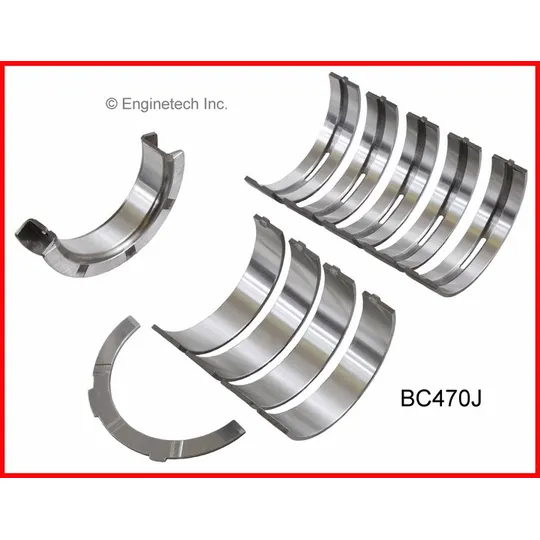 Вкладыши коренные комплект +0.25 FORD 4.6L SOHC 1993-2014 ENGINETECH BC470J.25