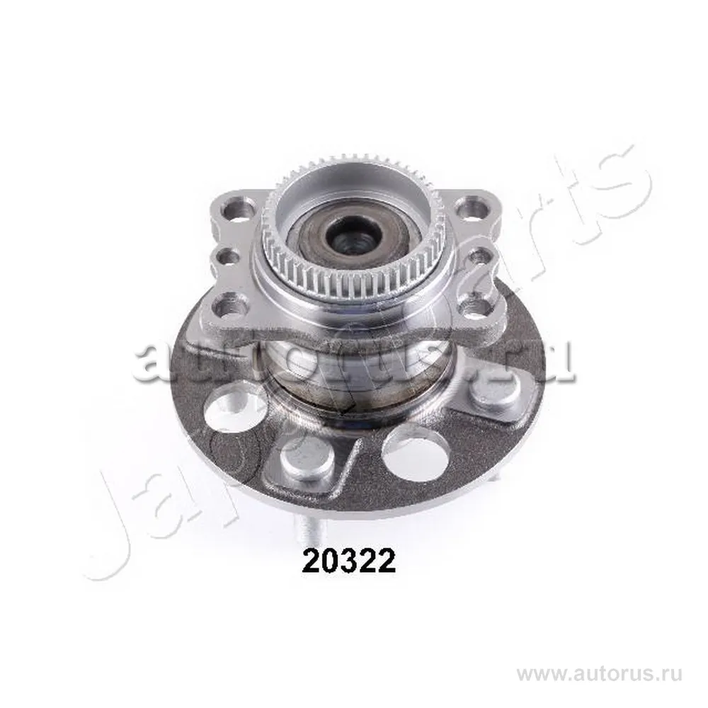 Ступица с подшипником HYUNDAI SOLARIS 10-/KIA RIO 11- зад.с ABS JAPANPARTS KK20322