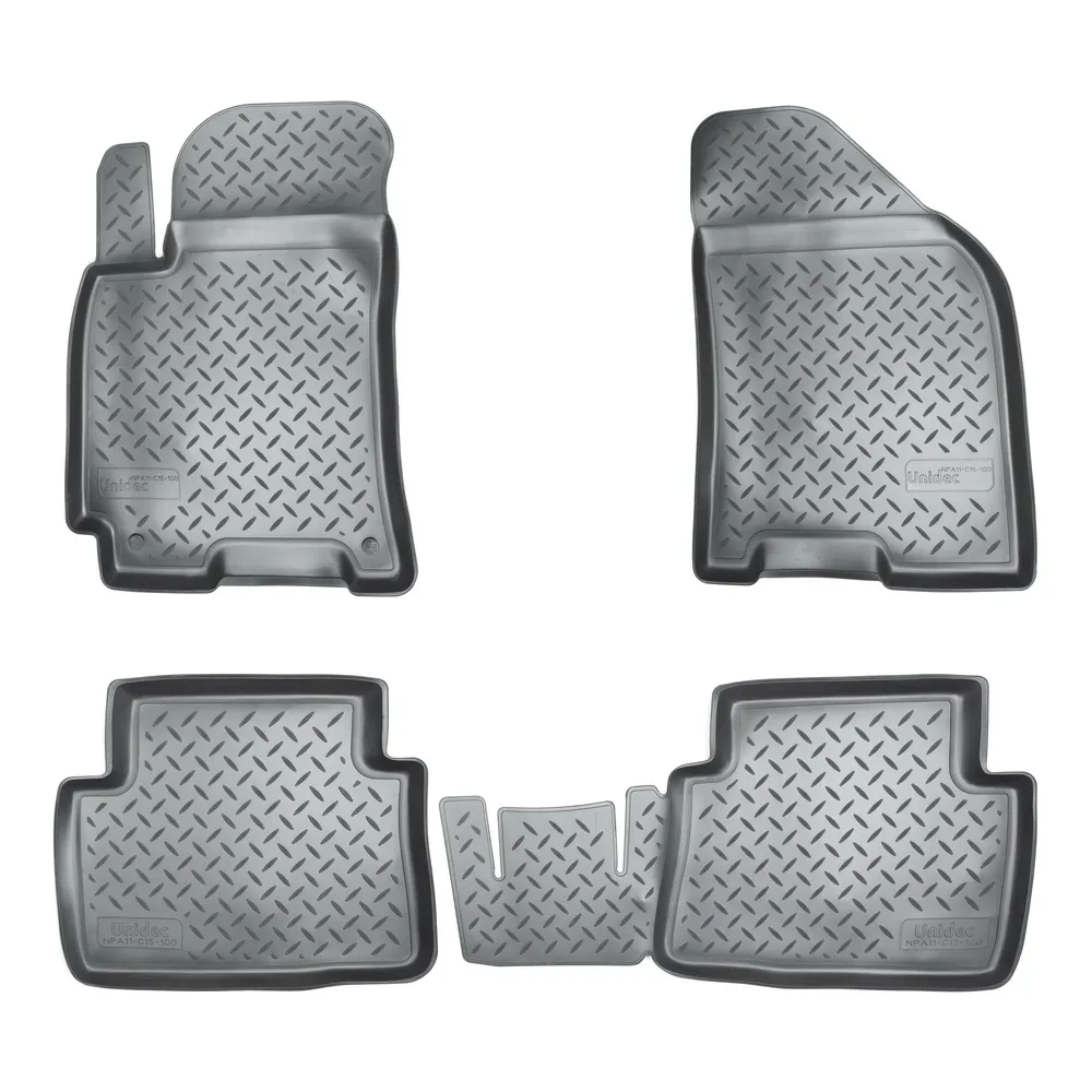 Коврики салонные для Daewoo Gentra (2013-2015)\ Ravon Gentra (2015) NORPLAST NPA11-C15-100