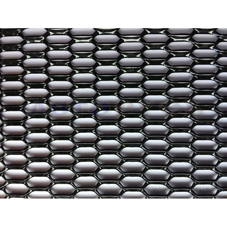 Сетка защитная 1000x250 мм ., 20x6 мм . соты, алюминий, черная Streck H20Alu