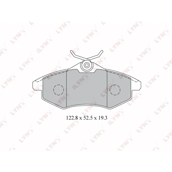 Колодки тормозные LYNXauto BD-2204