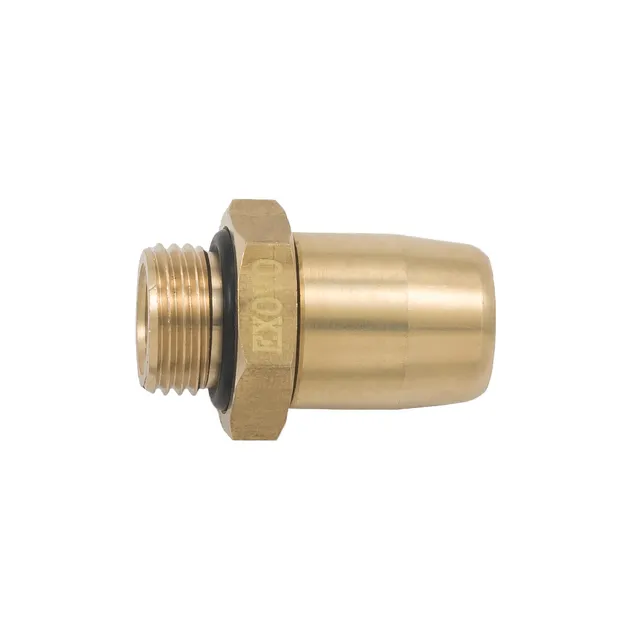 Муфта пневмосистемы 10 мм. M16x1.5 мм. металлическая прямая EXOVO 01456E