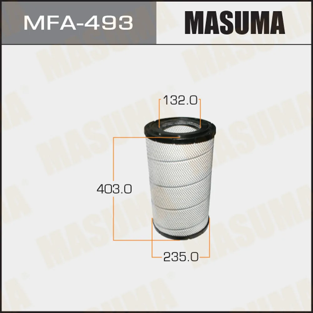 Фильтр воздушный FUSO (MITSUBISHI TRUCKS) FIGHTER MASUMA MFA-493