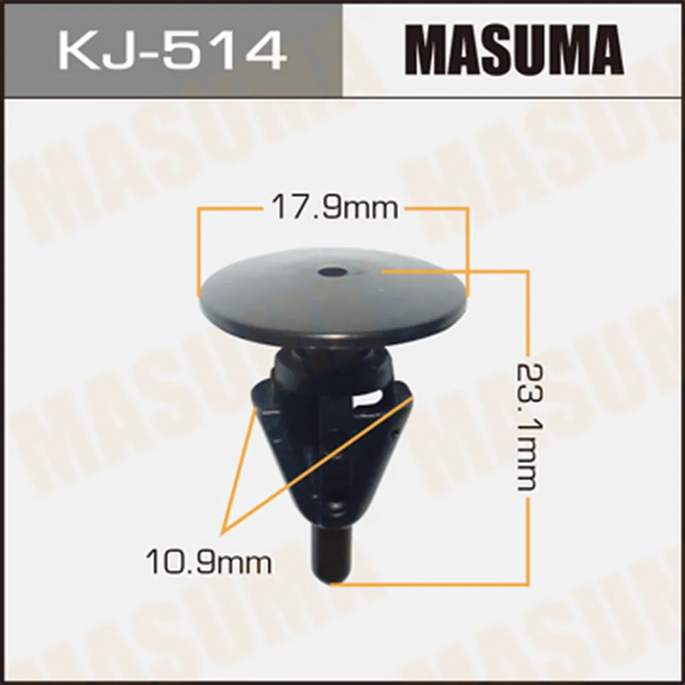Клипса крепежная MASUMA KJ514