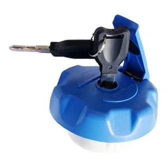 Крышка бака AdBlue D=60mm (с ключом) пластмасса синяя [KN-085] ATD ATD74413