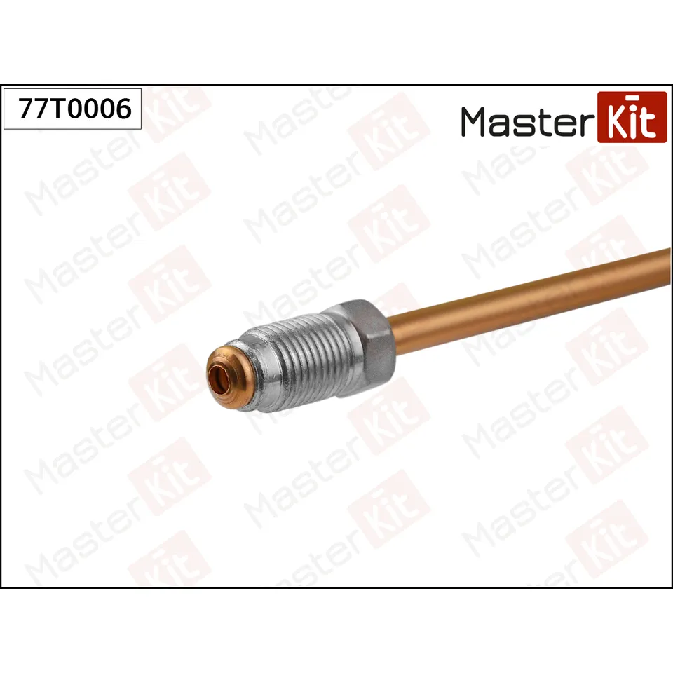Трубка тормозная L=600mm MASTERKIT 77T0006