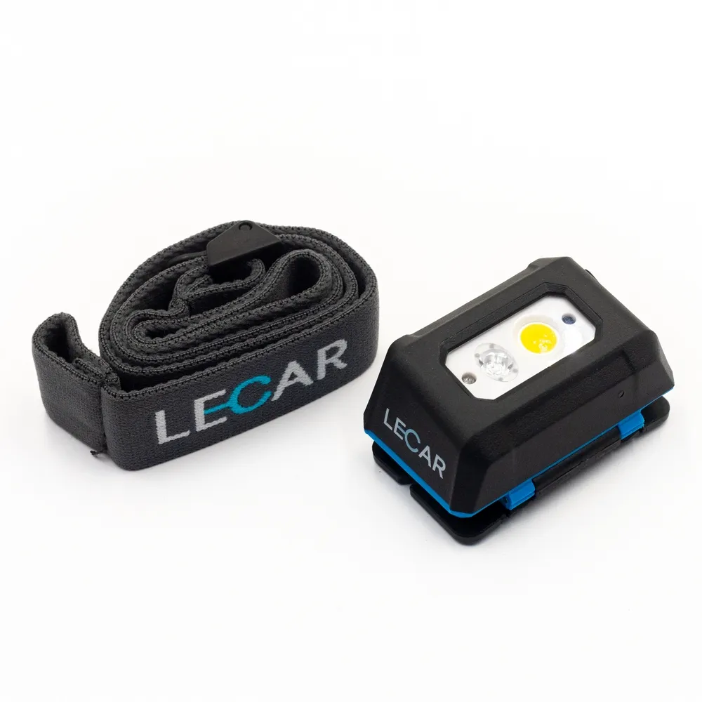 Фонарь налобный с бесконтактным датчиком, 200 lm, IP54, 1 400 mAh LECAR LECAR000013706
