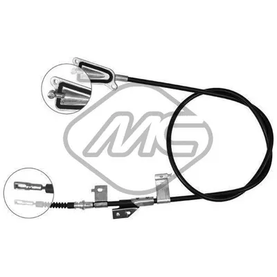 Трос ручника NIS ALMERA ALL C/ABS DX R Metalcaucho 82338