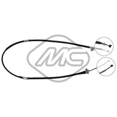 Трос ручника TOY CARINA E ALL SX-LH Metalcaucho 83425