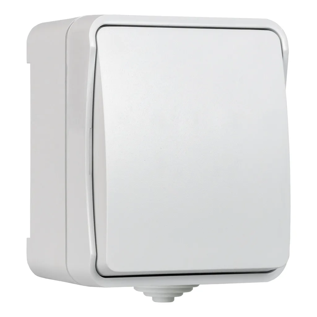 Выключатель 1-клавишный 10а, IP54, белый, сатурн SMARTBUY SBE-04G-10-SW1-0