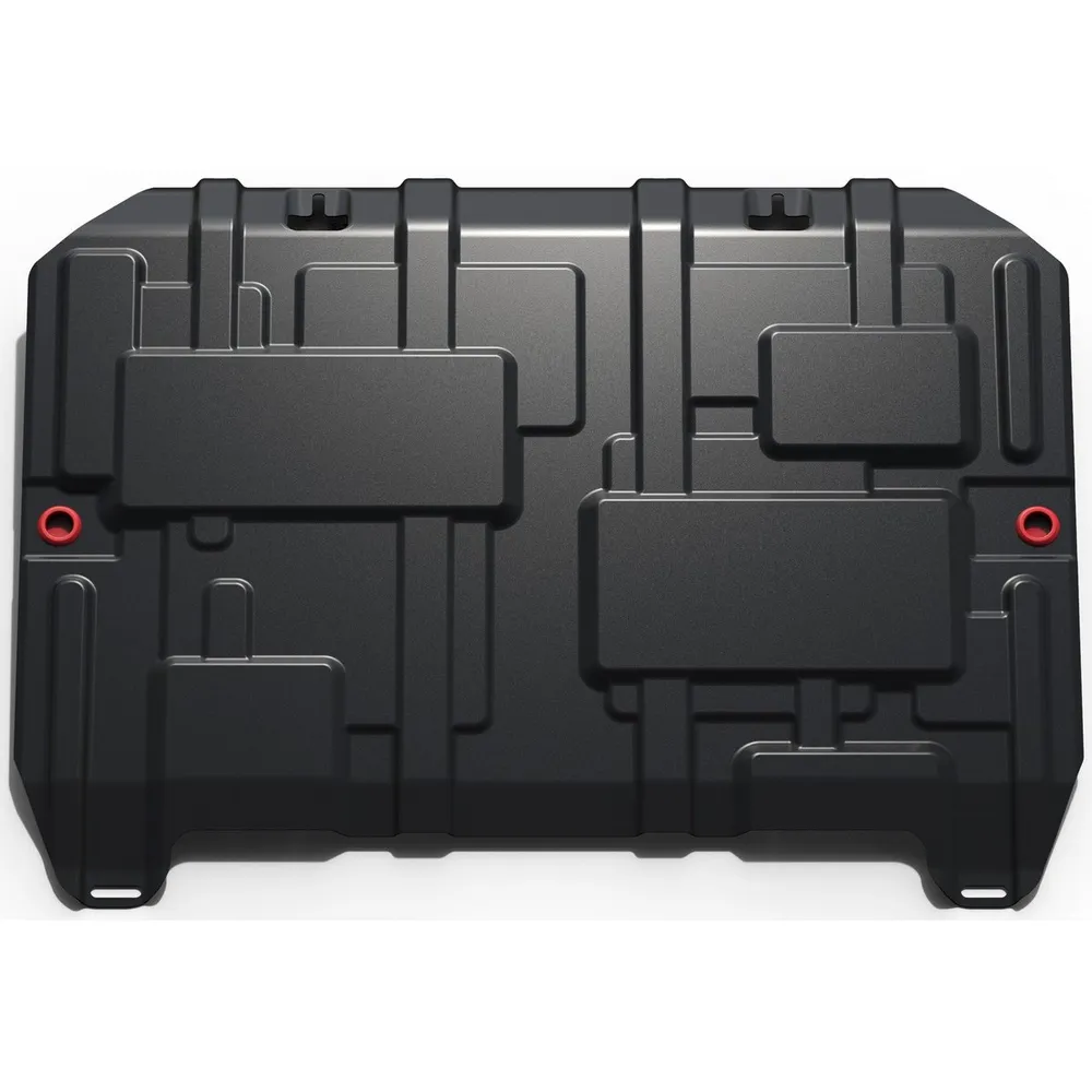 Защита картера + КПП + комплект крепежа, АвтоБРОНЯ, Сталь, Haval F7; Haval F7x. HAVAL F7/F7x АВТОБРОНЯ 111.09417.1